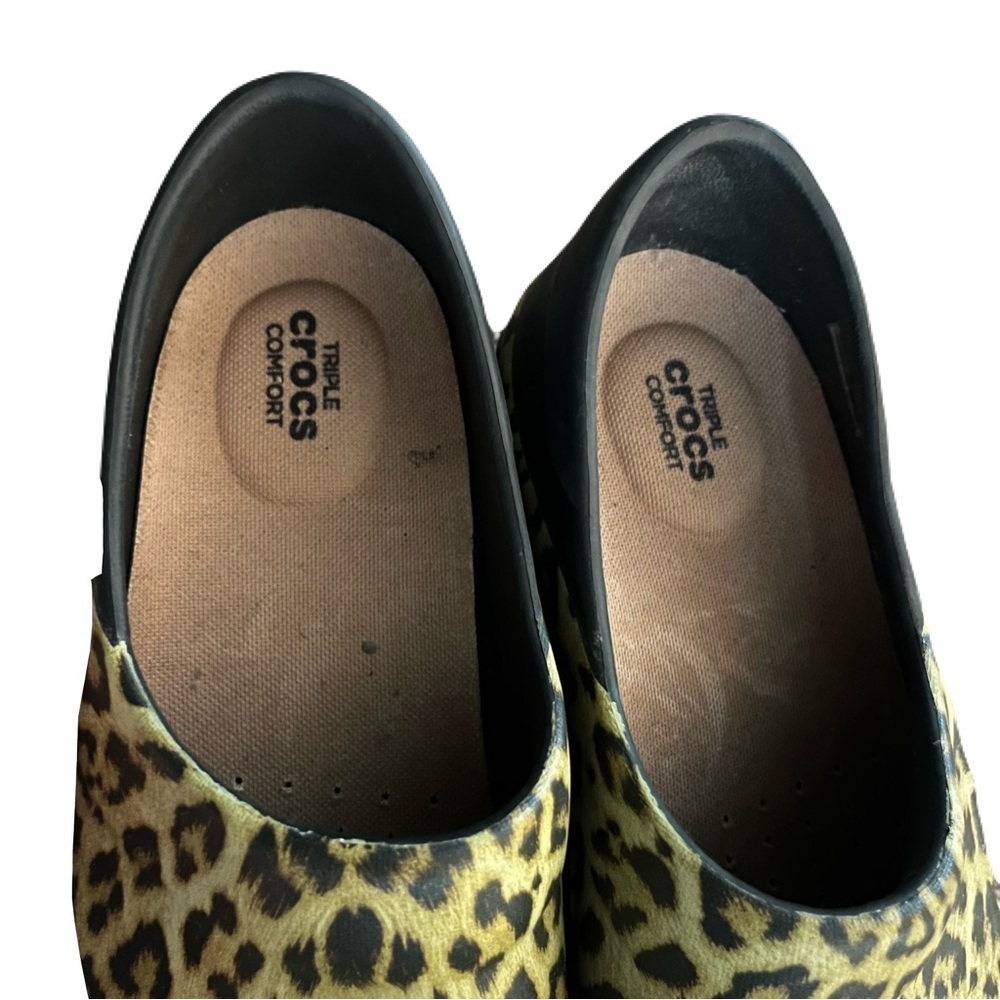 Crocs Neria Pro Work Clogs Leopard Size 10 , triple comfort , healthcare clogs - Picture 5 of 6